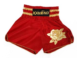 Kanong Women Boxing Trunks : KNSWO-403-Red